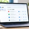Google Chromeの拡張機能を管理しているパソコン